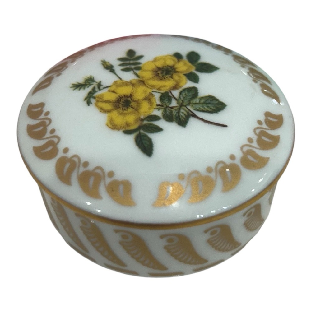 1980‎ Empress Josephine Rose Garden Porcelain Trinket Box Limited Edition